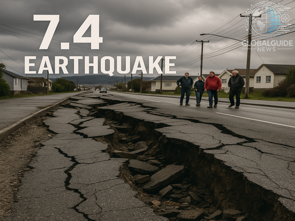 Gempa Chile Magnitudo 7,4
