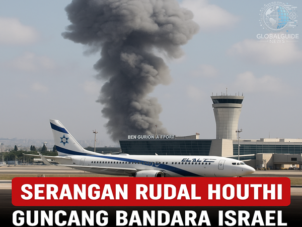 Serangan Rudal Dari Houthi Ke Israel Area Bandara Ben Gurion